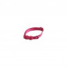 Collar ajustable nylon 10mmx20-30cm, rosa